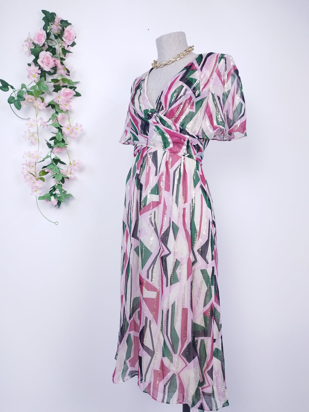 Vestido BA &amp; SH Fiesta Largo Cruzado