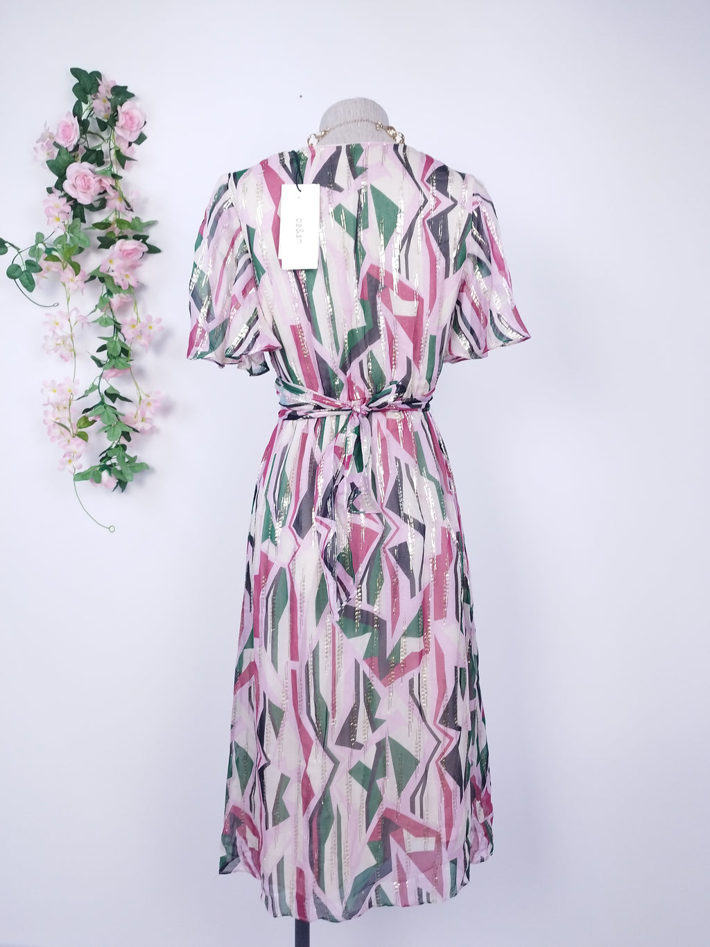 Vestido BA &amp; SH Fiesta Largo Cruzado