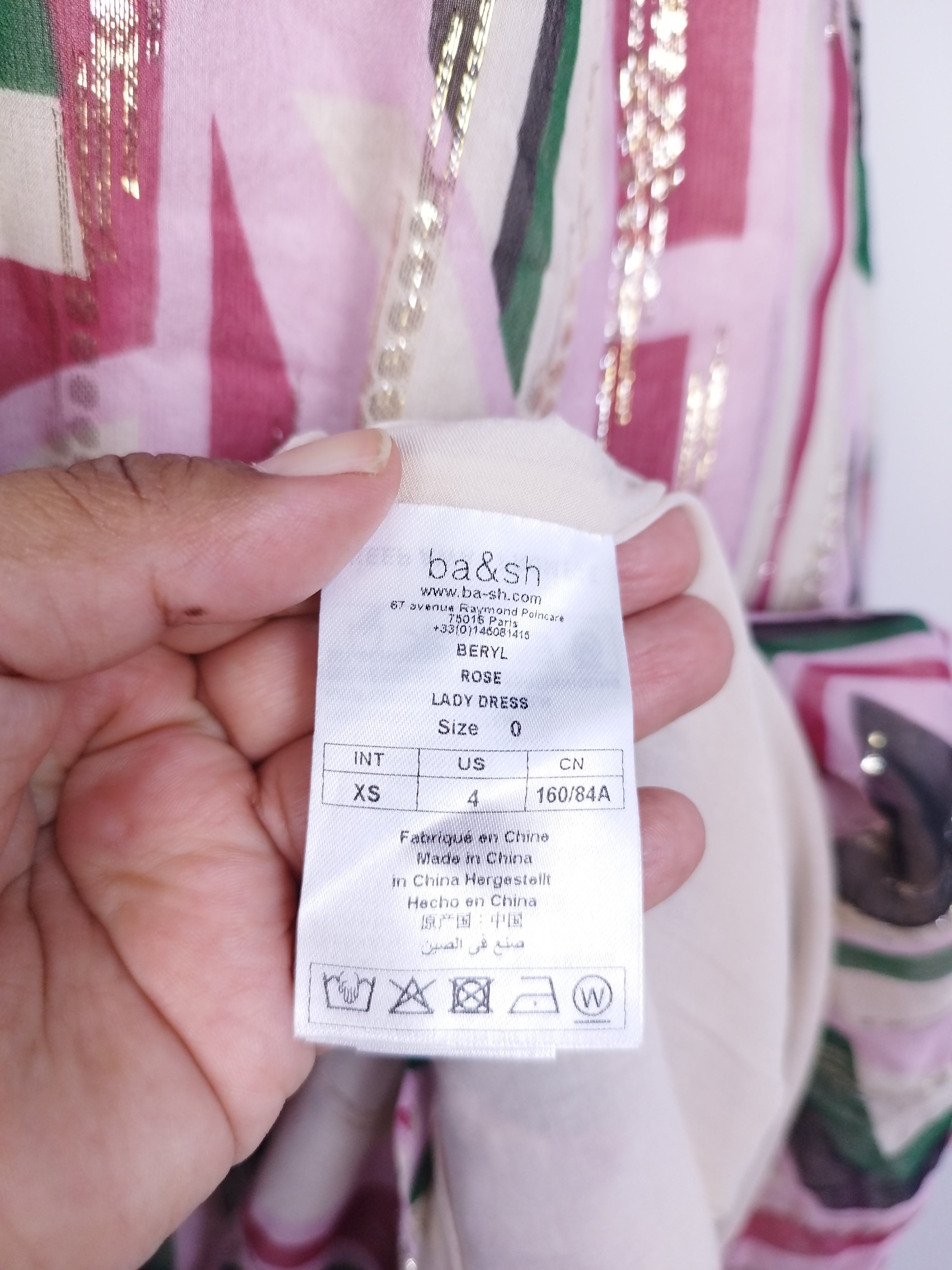 Vestido BA &amp; SH Fiesta Largo Cruzado