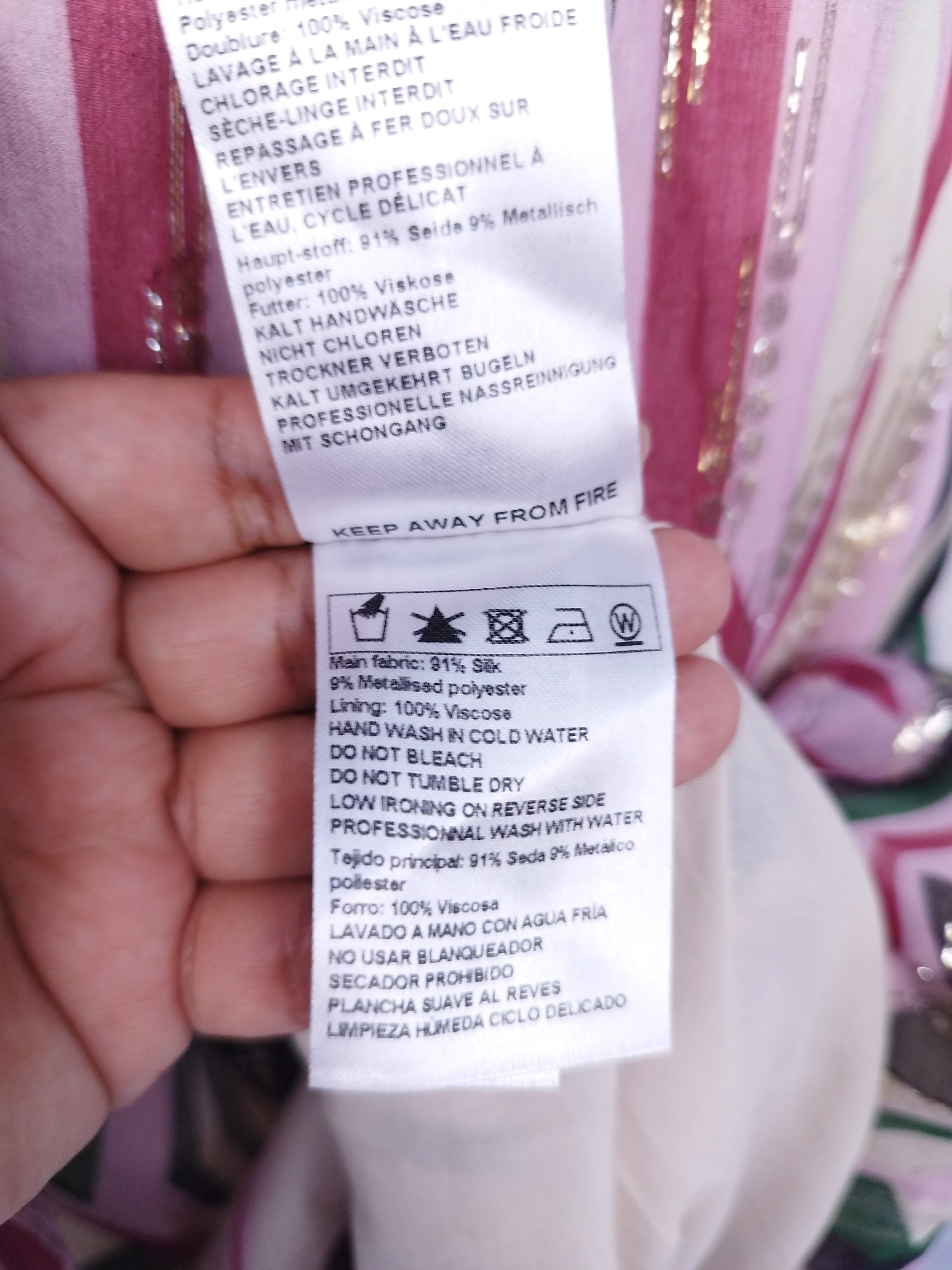 Vestido BA &amp; SH Fiesta Largo Cruzado