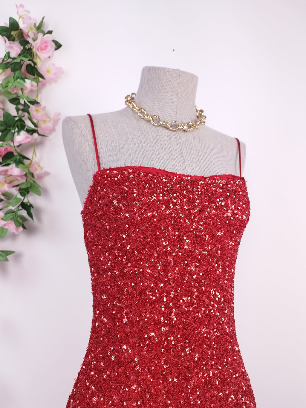 Vestido ZARA Midi Fiesta Lencero Lentejuelas