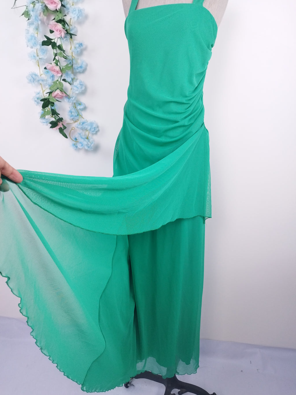 Vestido Drapeado VINTAGE 90s Fiesta Tul