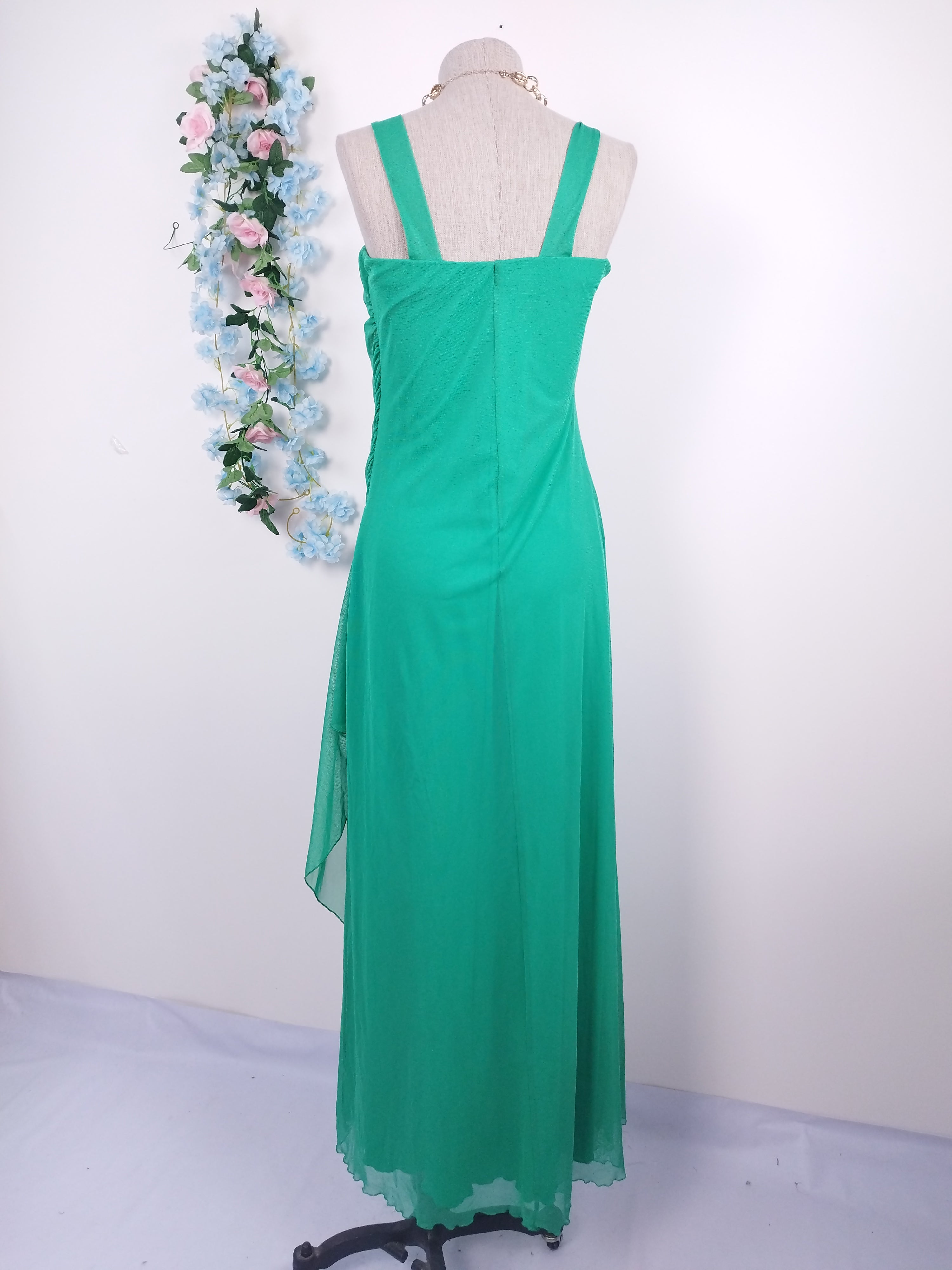 Vestido Drapeado VINTAGE 90s Fiesta Tul