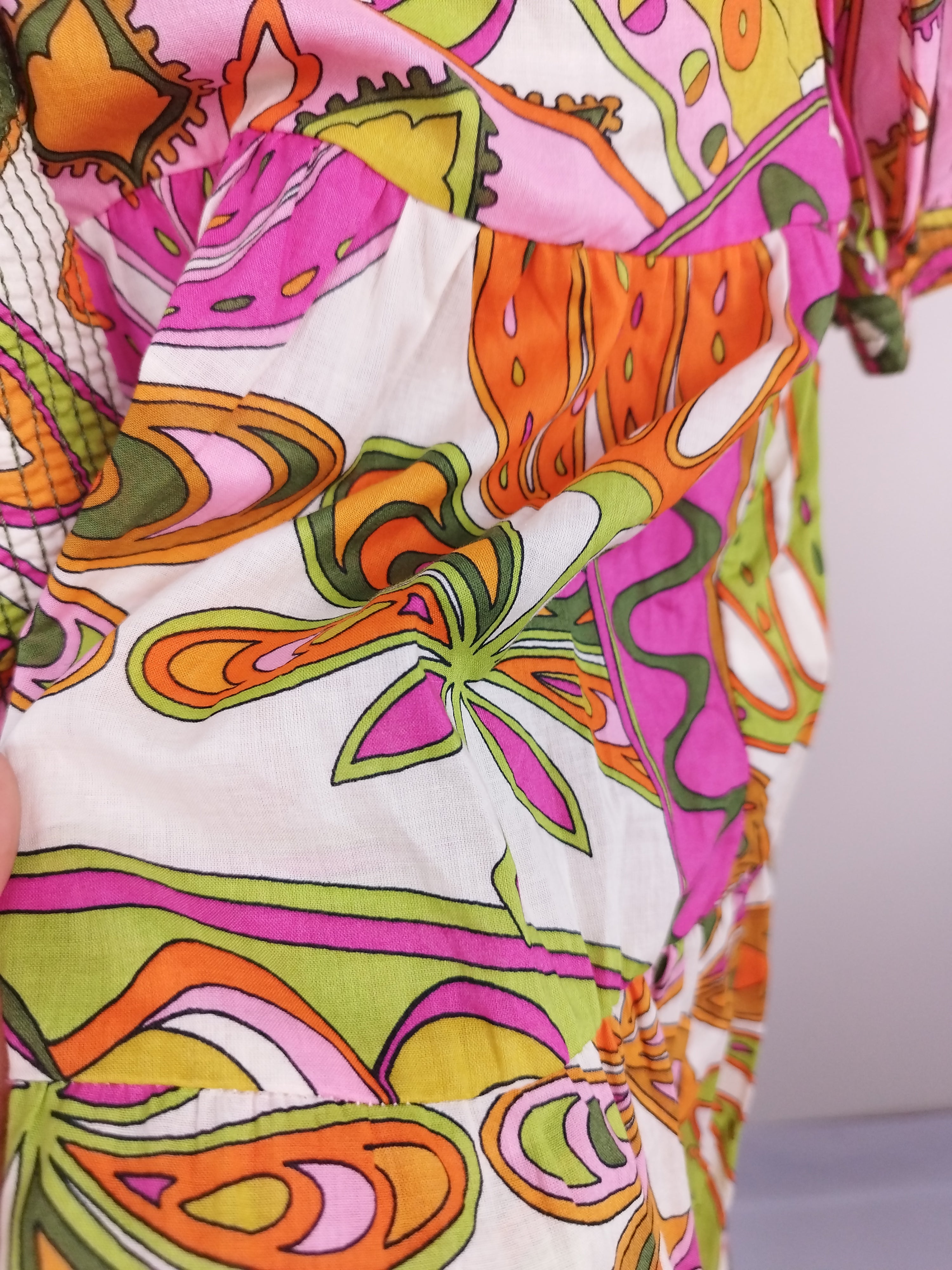 ZARA Maxikleid Ibicenco Algodón