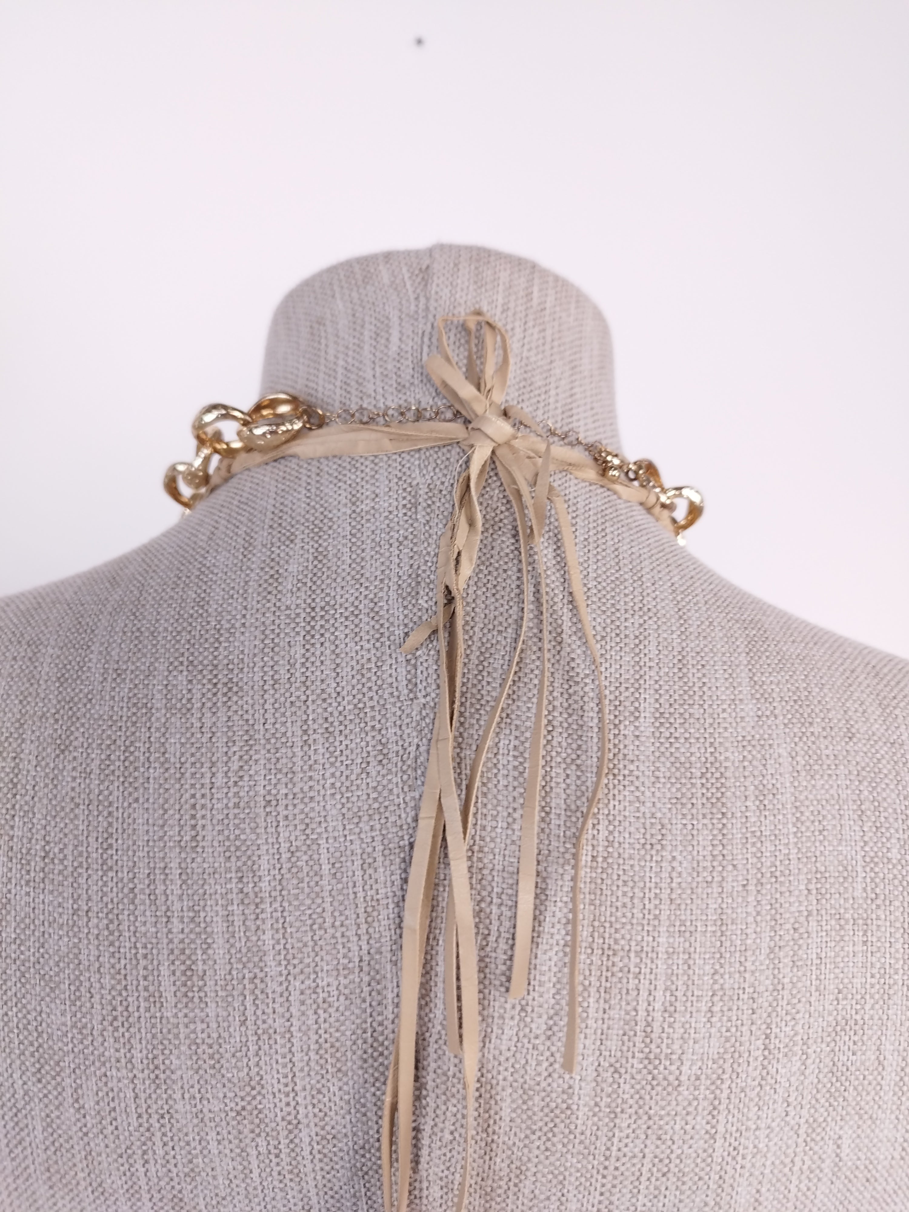 White Y2K gold sequin dress — Made in Italy halter midi